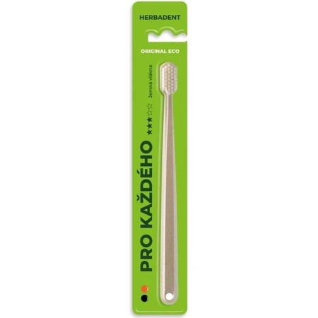 Brosse à dents HERBADENT Original ECO Gentle 1×1 pc, brosse à dents fine