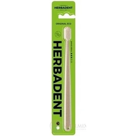 Brosse à dents HERBADENT Original ECO Gentle 1×1 pc, brosse à dents fine