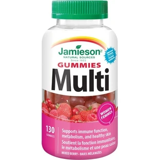 Jamieson Multi Gummies für Frauen 130pcs 1×130 tbl, Nahrungsergänzungsmittel