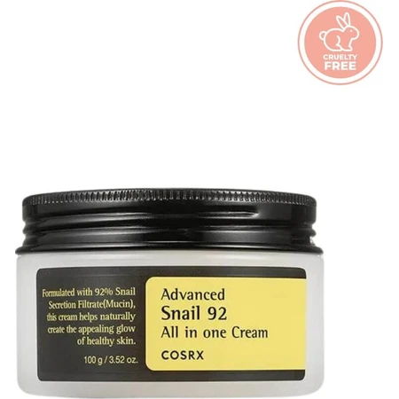 COSRX Advanced Snail 92 All In One Cream 1×100 g, crema hidratante
