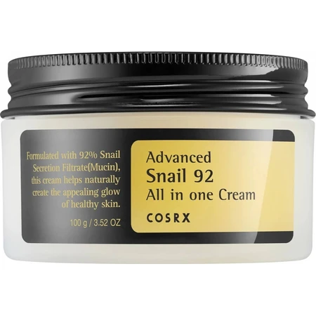 COSRX Advanced Snail 92 All In One Cream 1×100 g, crema hidratante