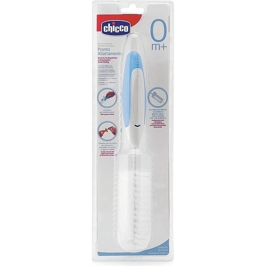 CHICCO Bottle and pacifier brush 1×1 pc, for all types of bottles