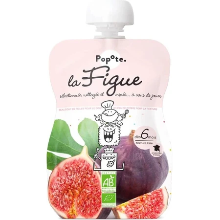 POPOTE Organic Fig Fig Capsule 120 g, 8+ 1×120 g