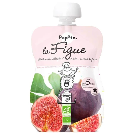 POPOTE Organic Fig Fig Capsule 120 g, 8+ 1×120 g