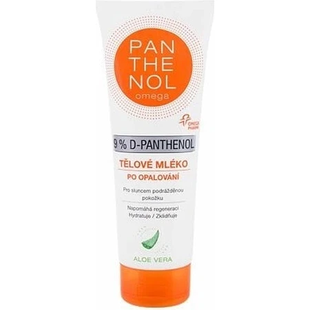 omega PANTENOL 9% ALOE VERA 1×250 ml, loción corporal after sun