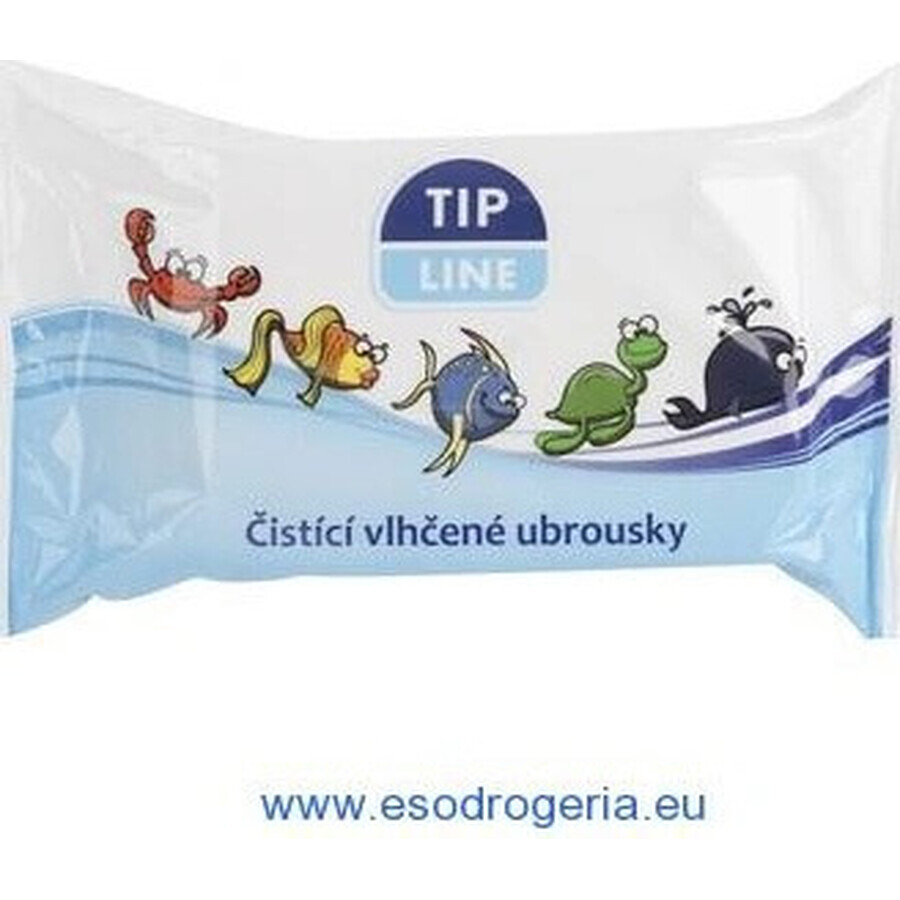 Salviettine umidificate di pulizia del bambino della linea Tip 1×60 pezzi, salviettine umidificate di pulizia Salviettine umidificate di pulizia del bambino della linea Tip 1×60 pezzi, salviettine umidificate di pulizia