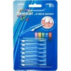 Denticol misura 1mm, spazzolino interdentale retrattile 1×8 pezzi, spazzolino interdentale