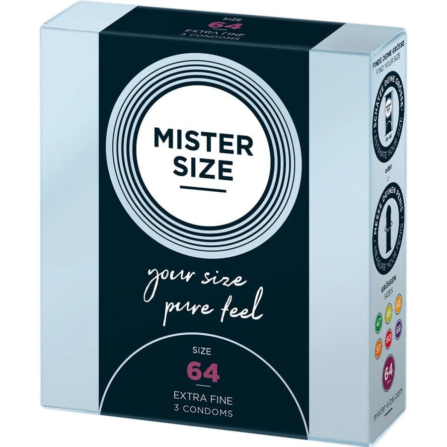 My size 64 1×3 pcs, condom
