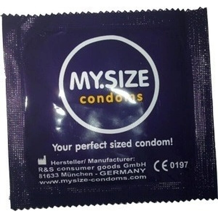 My size 64 1×3 pcs, condom
