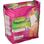 DEPEND SUPER XL para mujer 1×9 unidades, calzoncillos elásticos, perímetro de cadera 120-150 cm DEPEND SUPER XL para mujer 1×9 unidades, calzoncillos elásticos, perímetro de cadera 120-150 cm