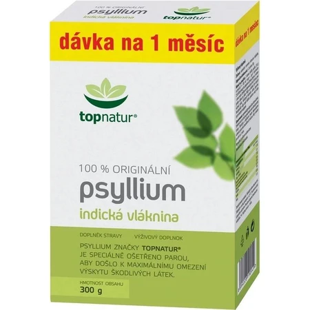 topnatur PSYLLIUM FIBER doos 1×300 g, voedingssupplement