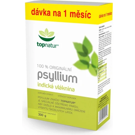 topnatur PSYLLIUM FIBER doos 1×300 g, voedingssupplement