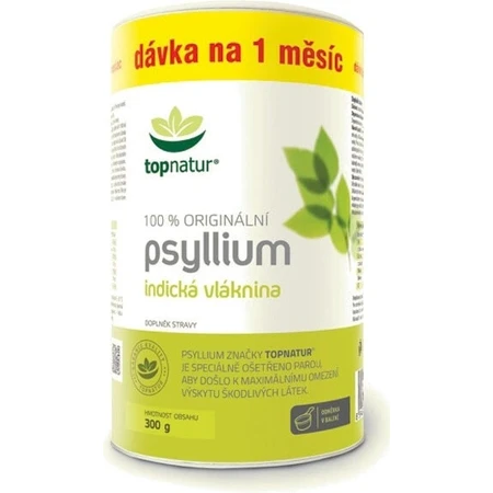 topnatur PSYLLIUM FIBER doos 1×300 g, voedingssupplement