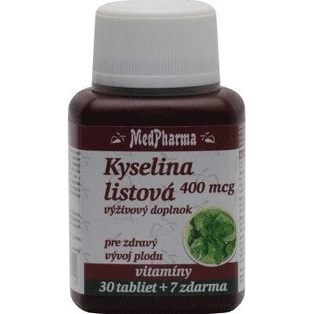 MedPharma ACIDO FÓLICO 400 mcg 1×37 tbl, ACIDO FÓLICO