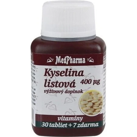 MedPharma ACIDO FÓLICO 400 mcg 1×37 tbl, ACIDO FÓLICO