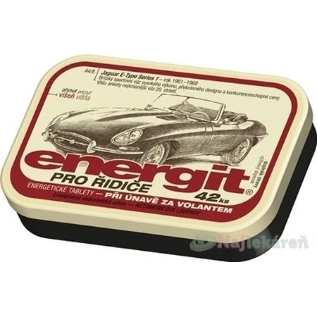 energit FOR DRIVERS 1×42 pcs, comprimés énergisants au goût de cerise