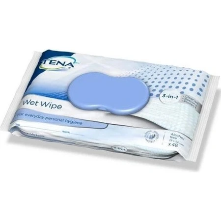 TENA Feuchttücher 1×48 Stück, Feuchttücher