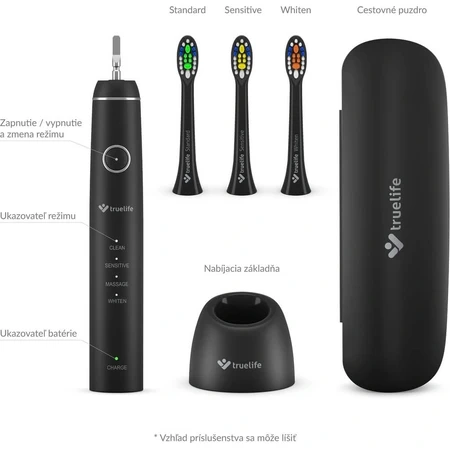 TrueLife SonicBrush Compact schwarz 1×1 Stück, Schallzahnbürste