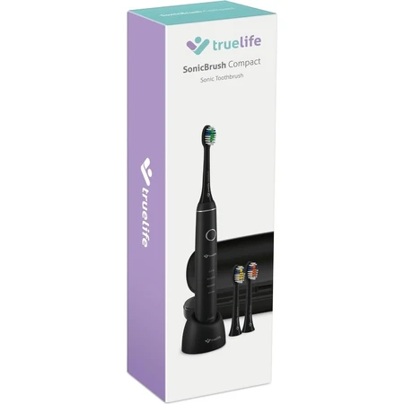 TrueLife SonicBrush Compact schwarz 1×1 Stück, Schallzahnbürste