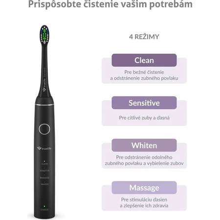 TrueLife SonicBrush Compact schwarz 1×1 Stück, Schallzahnbürste