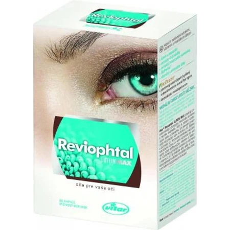 VITAR Reviophtal Reviophtal LUTEIN MAX 1×60 cps, voedingssupplement