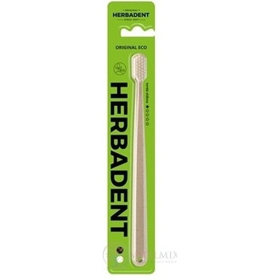 Tandenborstel HERBADENT Original ECO Hard 1×1 stuk, tandenborstel