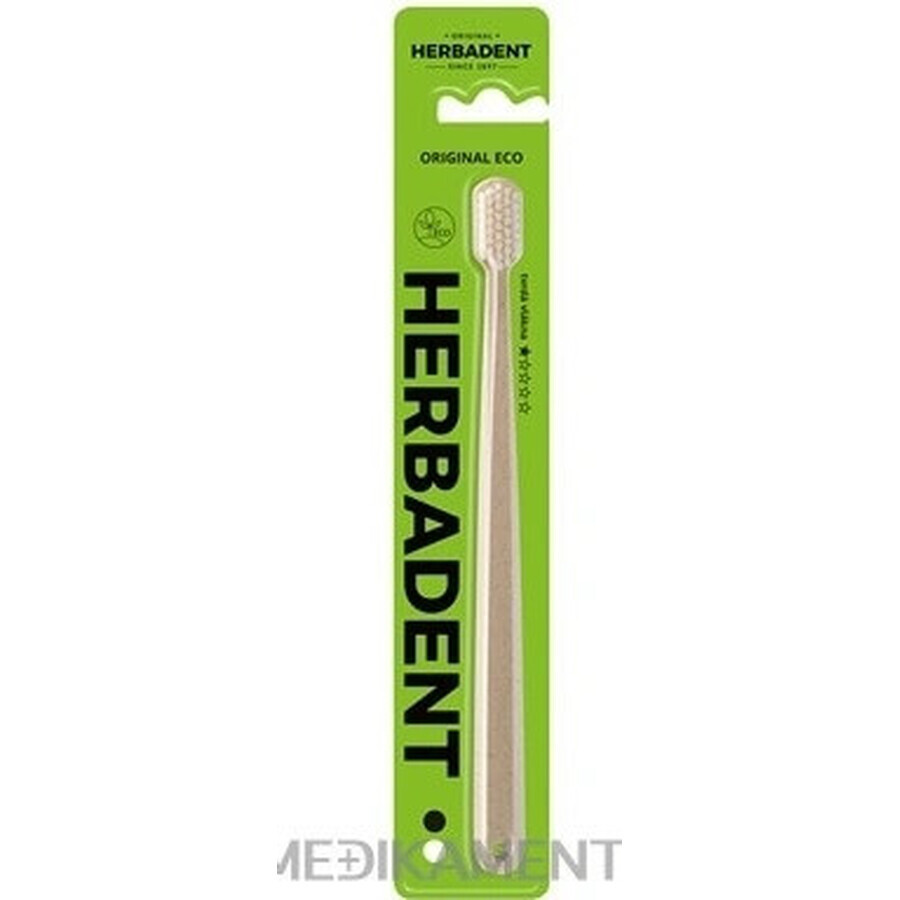 Tandenborstel HERBADENT Original ECO Hard 1×1 stuk, tandenborstel