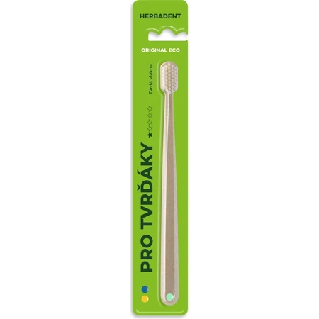 Zahnbürste HERBADENT Original ECO Hard 1×1 Stück, Zahnbürste