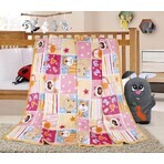 Manta bebé ELLA 1003/119 N 100x155cm patchwork rosa 1×1 ud, manta bebé Manta bebé ELLA 1003/119 N 100x155cm patchwork rosa 1×1 ud, manta bebé