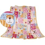 Manta bebé ELLA 1003/119 N 100x155cm patchwork rosa 1×1 ud, manta bebé Manta bebé ELLA 1003/119 N 100x155cm patchwork rosa 1×1 ud, manta bebé