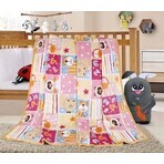 Manta bebé ELLA 1003/119 N 100x155cm patchwork rosa 1×1 ud, manta bebé Manta bebé ELLA 1003/119 N 100x155cm patchwork rosa 1×1 ud, manta bebé