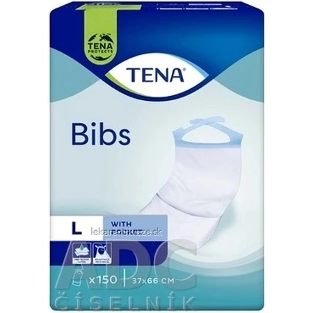 Bavoir TENA Bavoir L 1×150 pcs, taille 37x66cm