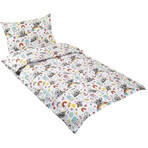 Kinderlakens AGÁTA 90/013 koala met regenboog 90x135,45x60 Kinderlakens AGÁTA 90/013 koala met regenboog 90x135,45x60