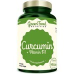 GreenFood Nutrition Curcumina + Vit D3 60cps 1×60 cps