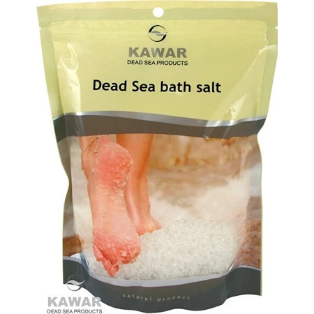 KAWAR Sal del Mar Muerto 1×1000 g, sal de baño, bolsa