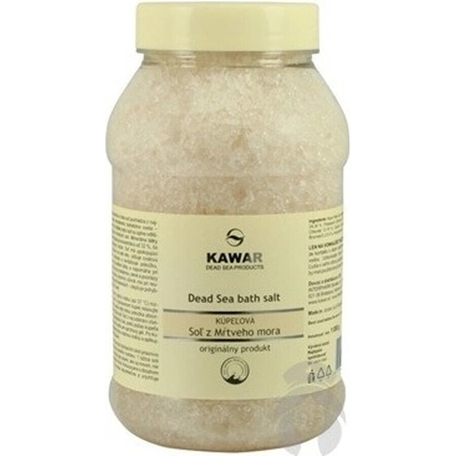 KAWAR Sel de la Mer Morte 1×1000 g, sel de bain, sachet