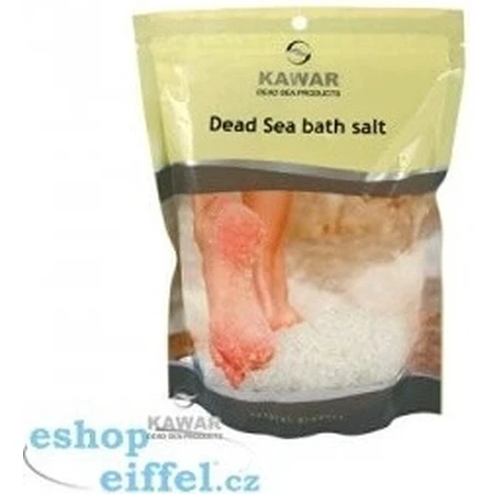 KAWAR Sal del Mar Muerto 1×1000 g, sal de baño, bolsa