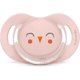 SUAVINEX | Paci Pacifier SX PRO BONHOMIE f physiological 0/6 m SOVIČKA - pink 1×1 pc, pacifier