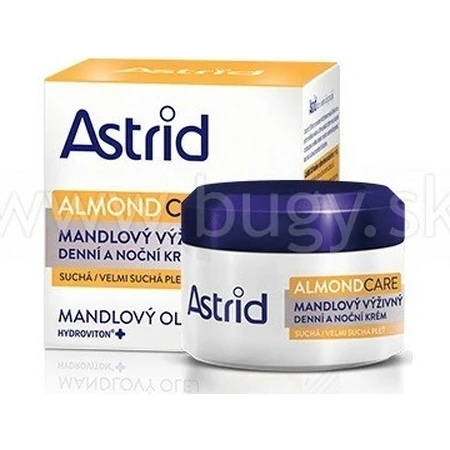 ASTRID ALMOND nährende Tages- und Nachtcreme für trockene und sehr trockene Haut 50 ml 1×50 ml, Handcreme