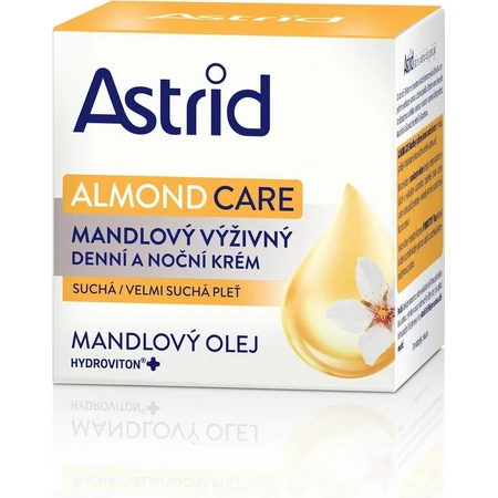 ASTRID ALMOND nährende Tages- und Nachtcreme für trockene und sehr trockene Haut 50 ml 1×50 ml, Handcreme