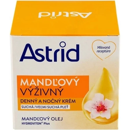 ASTRID ALMOND nährende Tages- und Nachtcreme für trockene und sehr trockene Haut 50 ml 1×50 ml, Handcreme