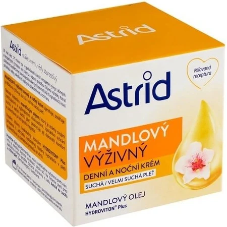 ASTRID ALMOND nährende Tages- und Nachtcreme für trockene und sehr trockene Haut 50 ml 1×50 ml, Handcreme