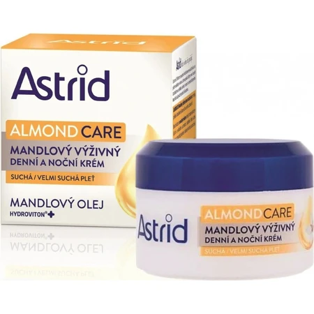 ASTRID ALMOND nährende Tages- und Nachtcreme für trockene und sehr trockene Haut 50 ml 1×50 ml, Handcreme