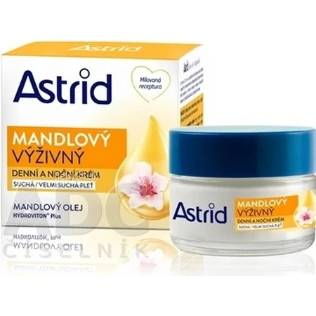 ASTRID ALMOND nährende Tages- und Nachtcreme für trockene und sehr trockene Haut 50 ml 1×50 ml, Handcreme