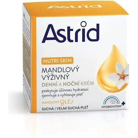 ASTRID ALMOND nährende Tages- und Nachtcreme für trockene und sehr trockene Haut 50 ml 1×50 ml, Handcreme