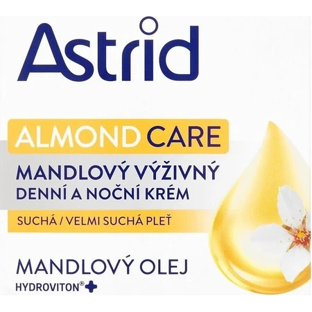 ASTRID ALMOND nährende Tages- und Nachtcreme für trockene und sehr trockene Haut 50 ml 1×50 ml, Handcreme