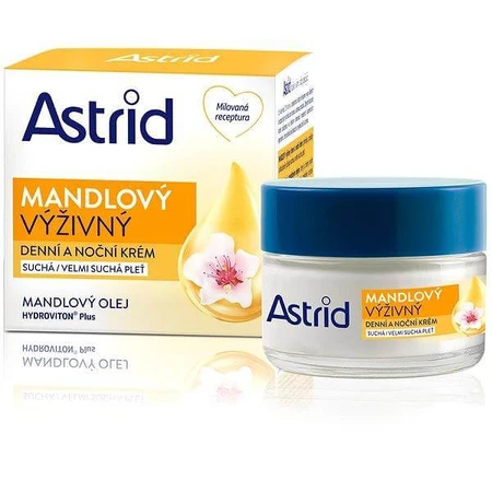 ASTRID ALMOND nährende Tages- und Nachtcreme für trockene und sehr trockene Haut 50 ml 1×50 ml, Handcreme
