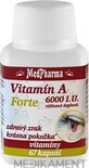 MedPharma Vitamin A 6000 IU Forte 1&#215;67 cps, food supplement