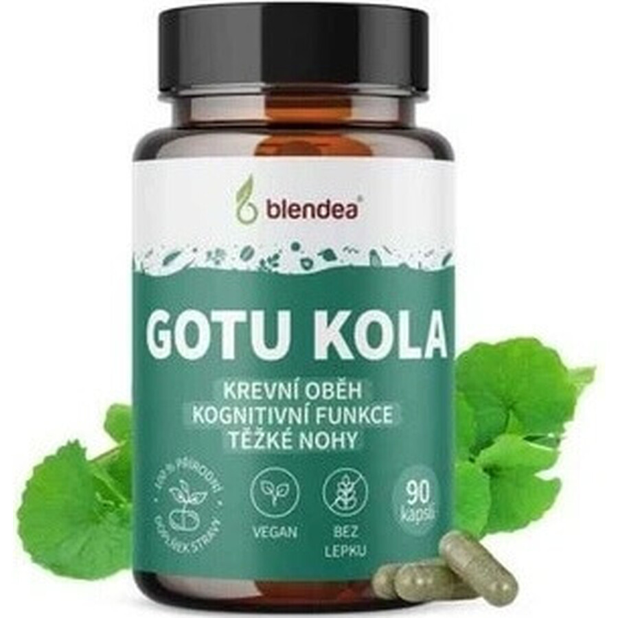 BLENDEA GOTU KOLA 90CPS 1×90 cps, voedingssupplement
