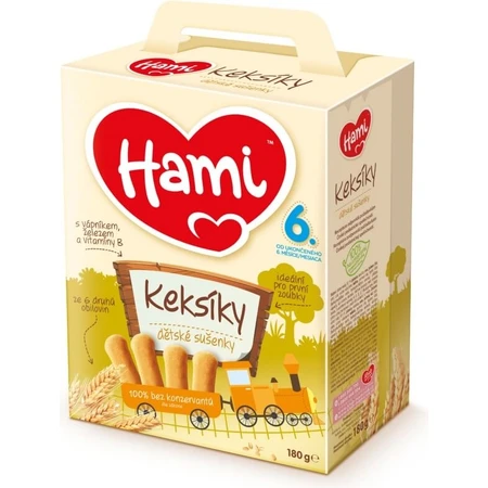 Hami Biscuits Biscuits 1×180 g, from the end of the 6th month